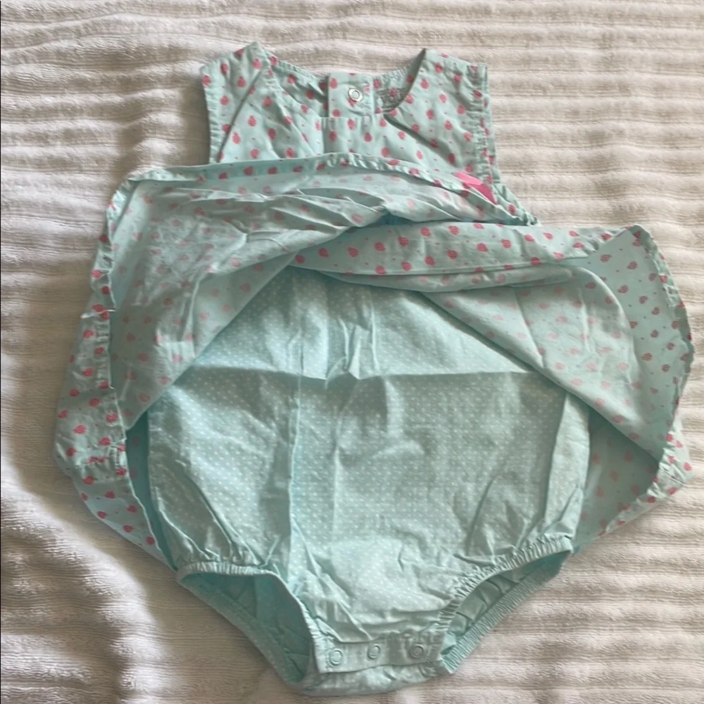 Carter's Green and Pink Diaper Covers with Polka Dots